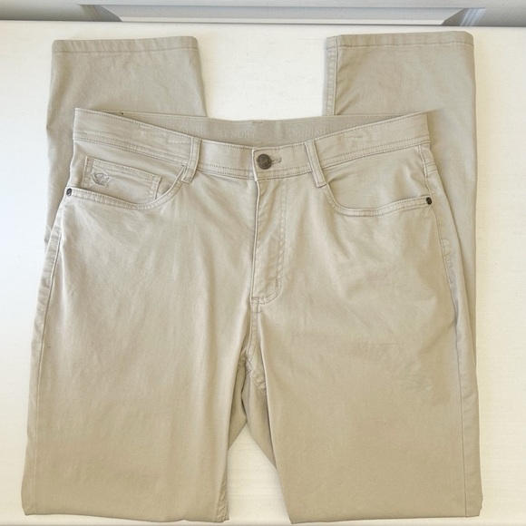 English Laundry Men's Slim Fit 5 Pocket Twill Chino Pants Beige Size 32 - Picture 12 of 14
